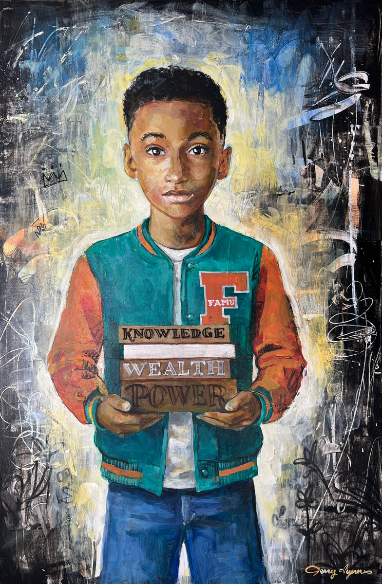 Built To Lead original 24 x36 Artbyjerrylynn built-to-lead-original-24-x36-artbyjerrylynn