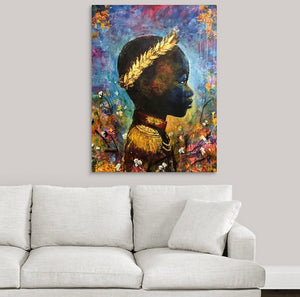 Our Black Boys are Kings(canvas print)