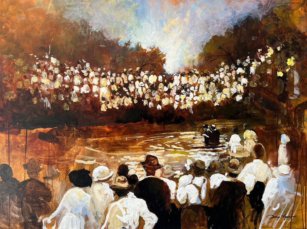 They Gathered 36”x48”
