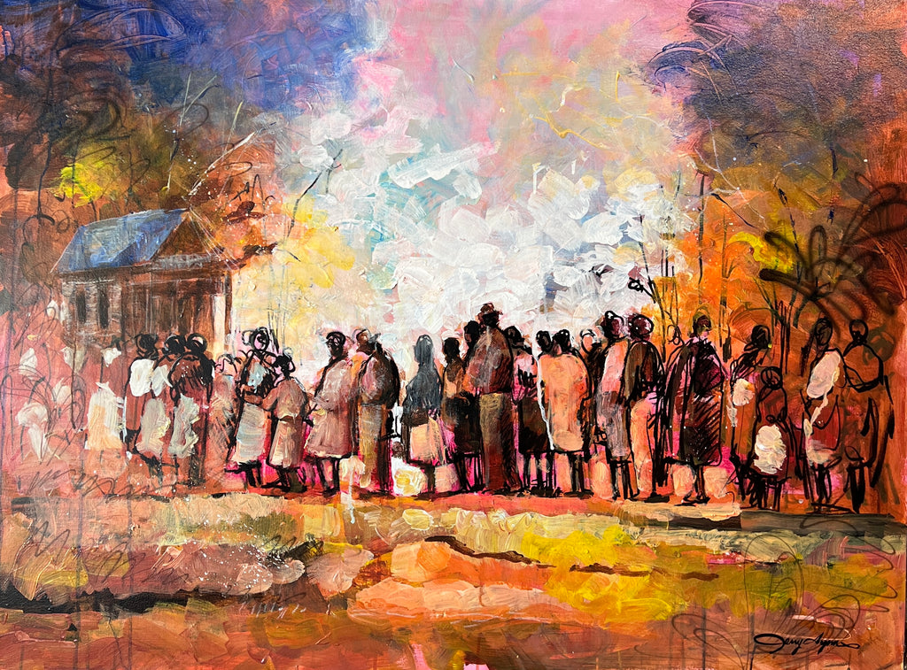 At the Meeting Place 30”X40”